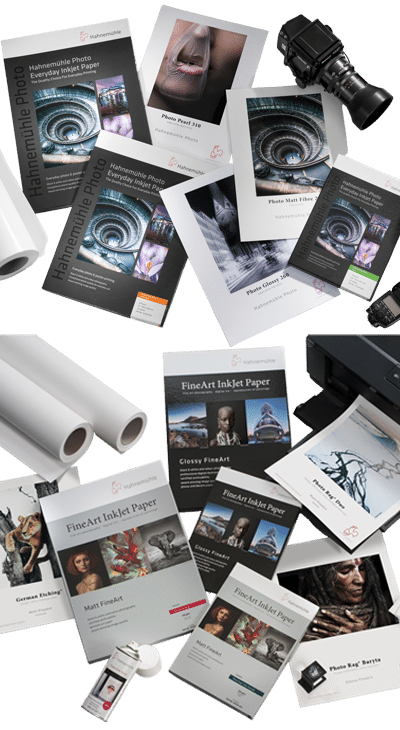 Gamme des papiers Hahnemuhle pour Tirage Photo Fine Art