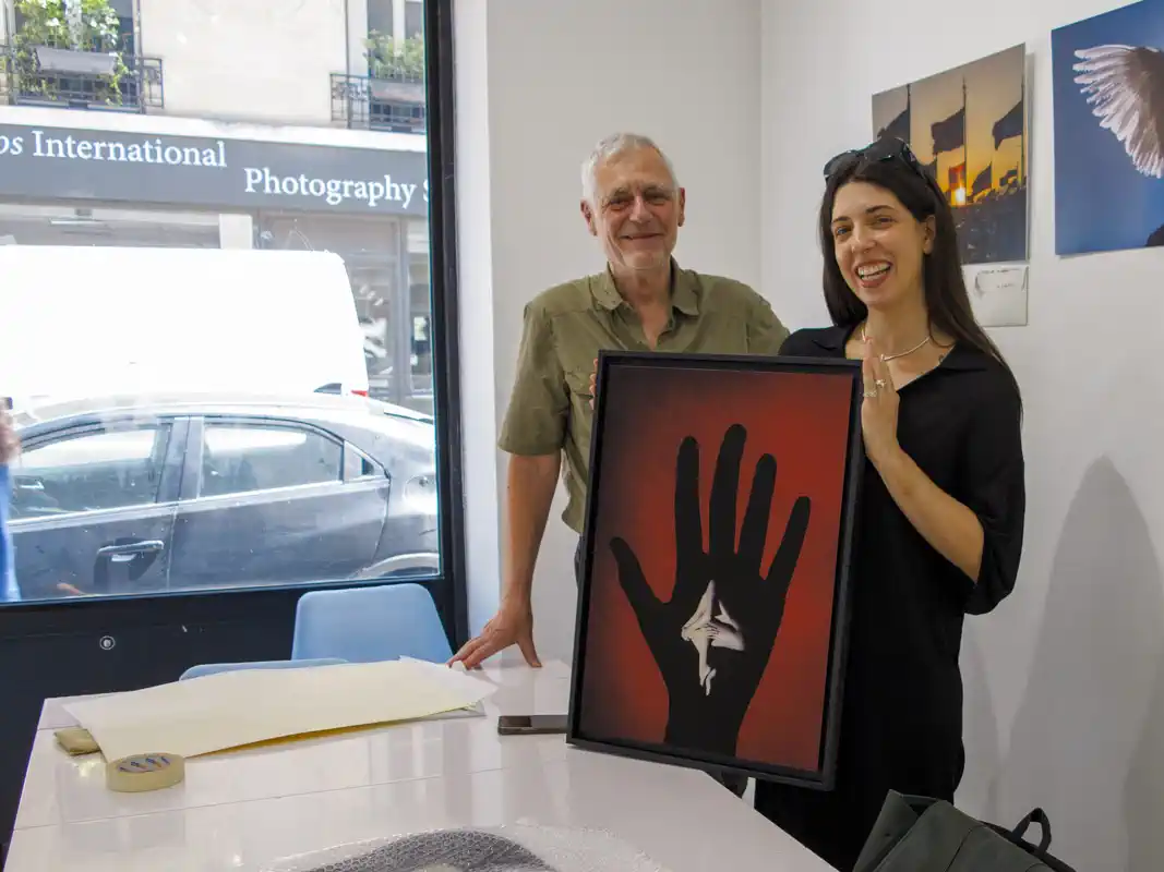 Tirage Hahnemühle Photo Rag en caisse américaine, lauréate Bièvres 2024